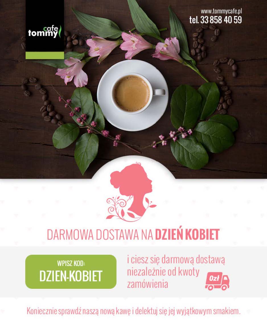 Fragment emaila od marki Tommy Cafe