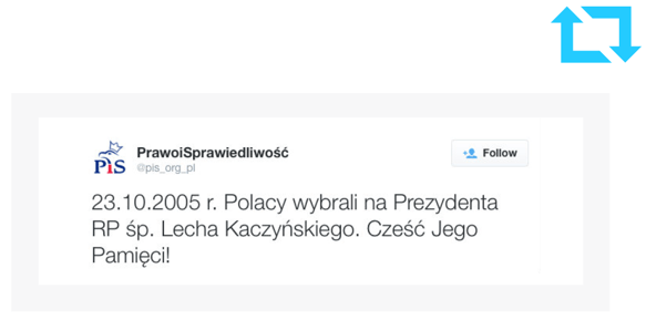 Twitter - retweety