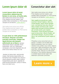 Simple Text Green newsletter template