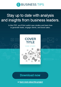 E-business Tips newsletter template