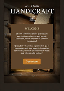 Handicraft newsletter template