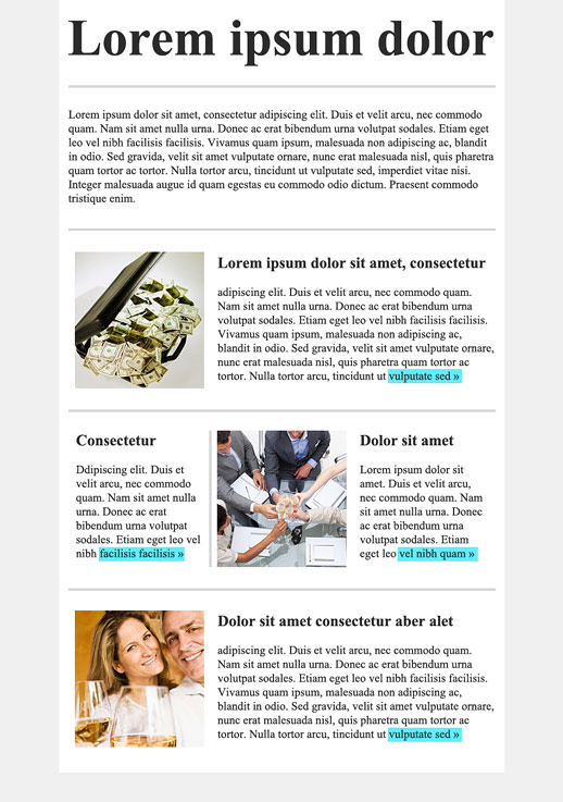 financial newsletters