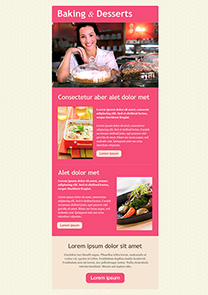 Baking&Desserts newsletter template