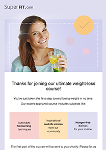 Weight Loss Course newsletter template