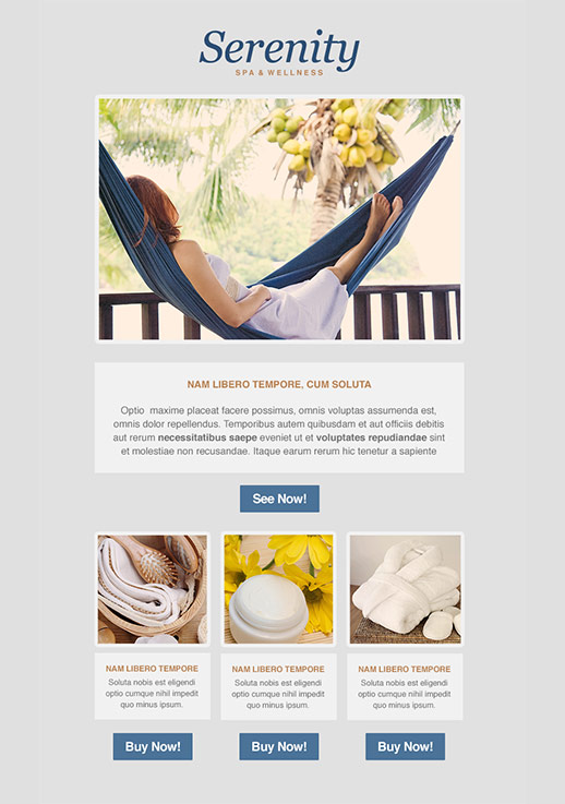 Health And Beauty Newsletter Templates Email Marketing GetResponse