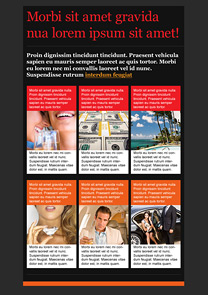 Luxury Red newsletter template