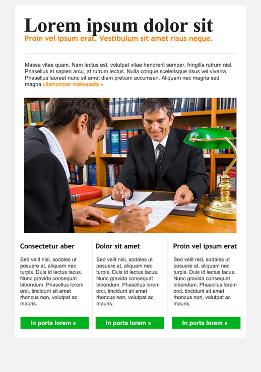 Legal Services Newsletter Templates email marketing GetResponse