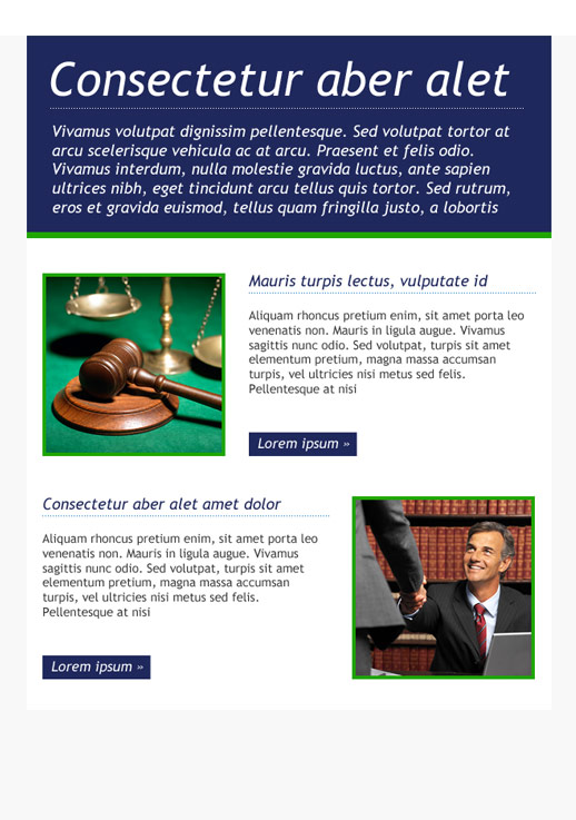 Legal Services Newsletter Templates email marketing GetResponse