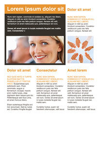 Smile Company Orange newsletter template