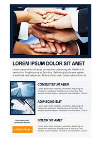 Agreement Navy-Blue newsletter template