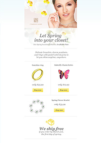 Spring Sale newsletter template