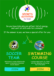 sport camp newsletter template