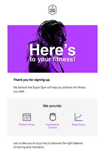 Stay Fit Gym newsletter template